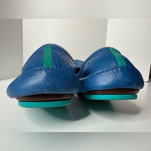 Tieks Gavrieli Size 7 Leather Ballet Flats Slip On Shoes Royal Cobalt Blue EUC - Picture 6 of 10